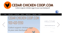Desktop Screenshot of cedarchickencoop.com